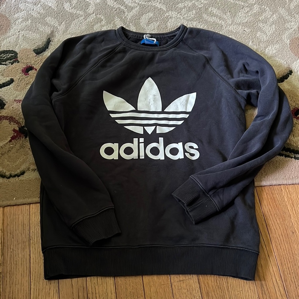 Adidas black crew